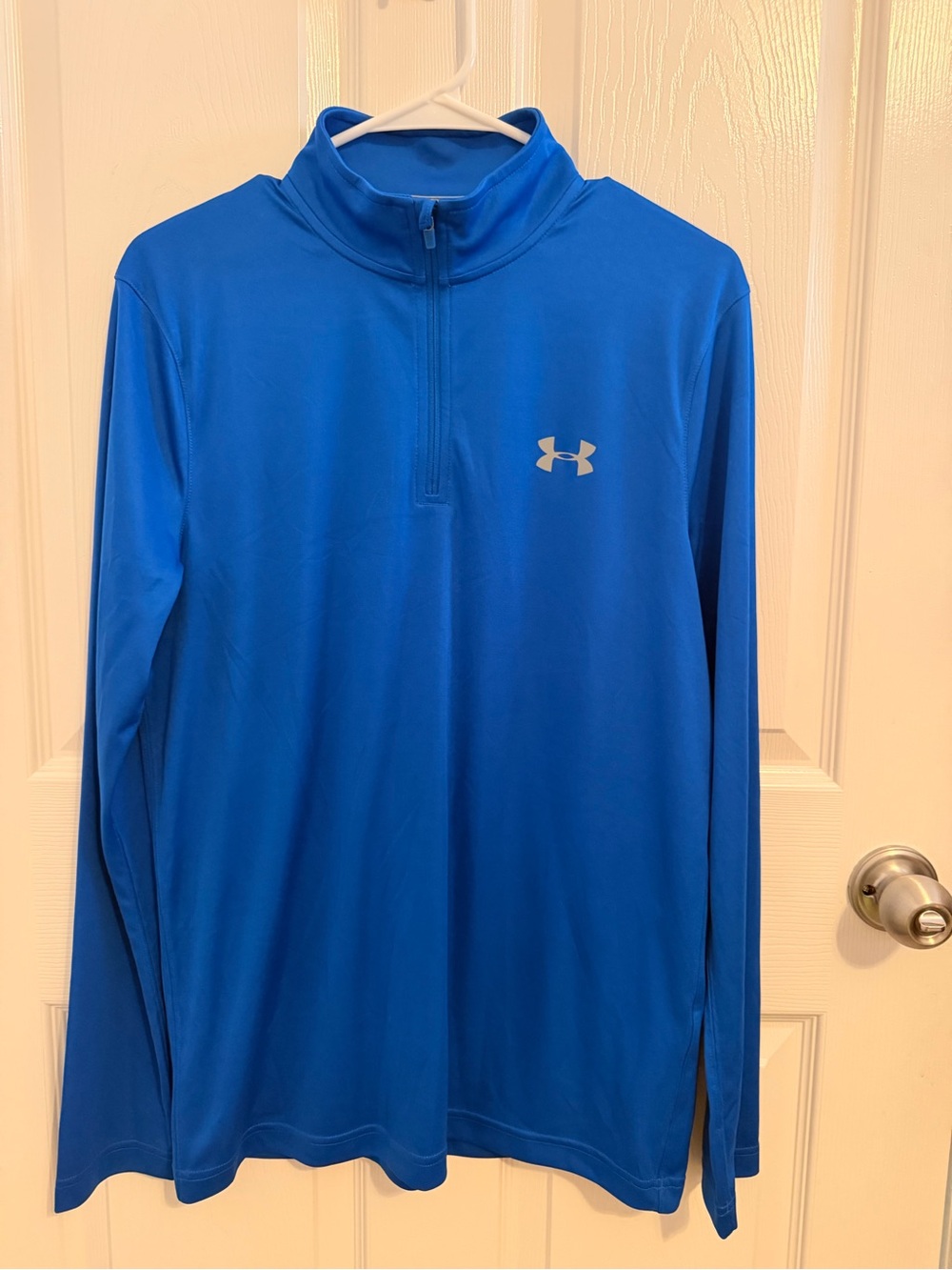 Under Armour Men’s Royal Blue Long-Sleeve 1/4 Zip Pullover